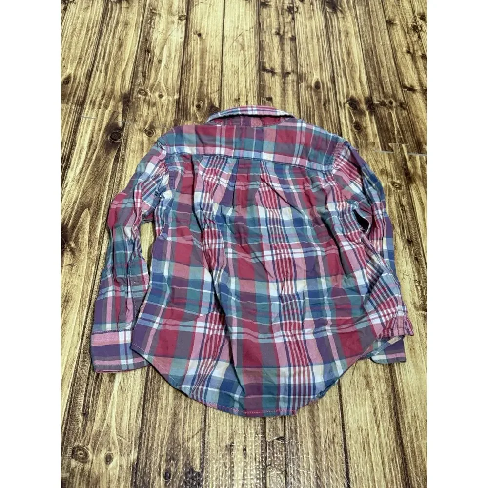Ralph Lauren Boys Toddler Plaid Button Down Shirt Size 3/3T